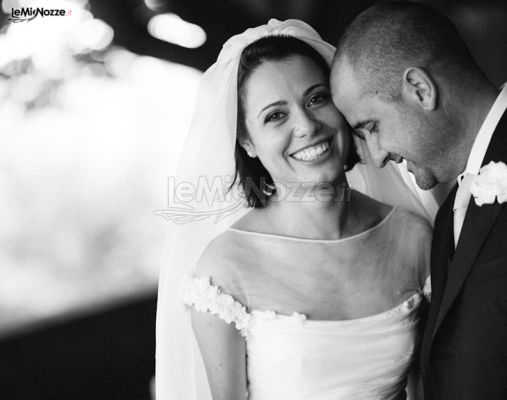 Foto degli sposi in bianco e nero - Matteo Crescentini Fotografo