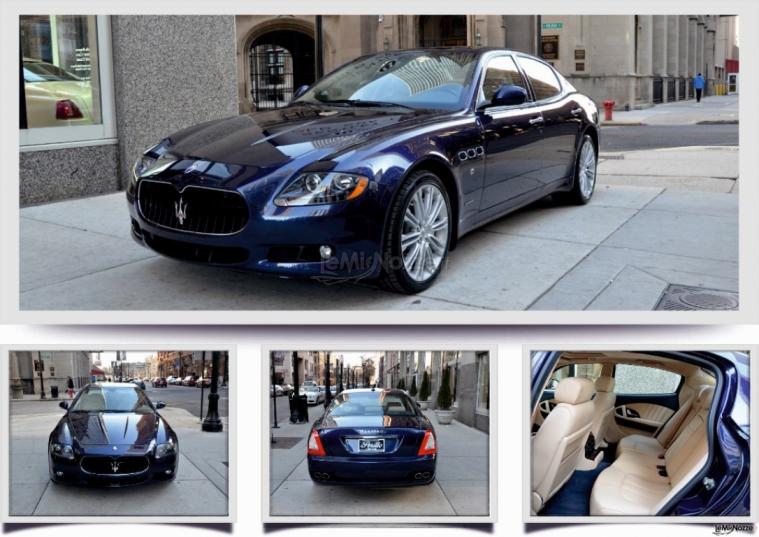 Maserati Quattroporte GTS Blu - MD-Deluxe Wedding Agency