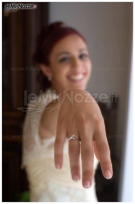 Fotografia della sposa prima della cerimonia di nozze