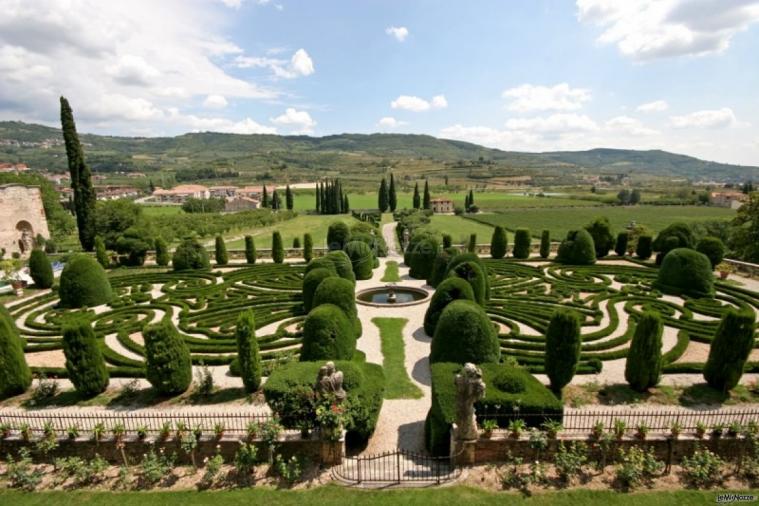 Giardini all'italiana della villa