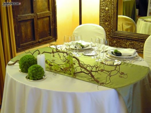 Decorazione per i tavoli delle nozze