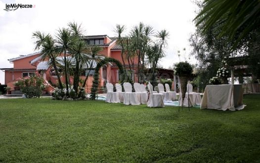 Cerimonia nuziale in giardino - Villa Francesca Club
