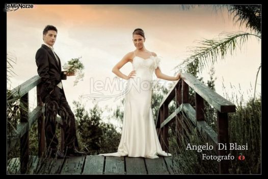 Foto degli sposi realizzata da Angelo Di Blasi Fotografo