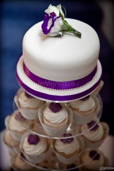 Cupcake e wedding cake in stile americano - Riso e Sorriso Wedding-Event Planner