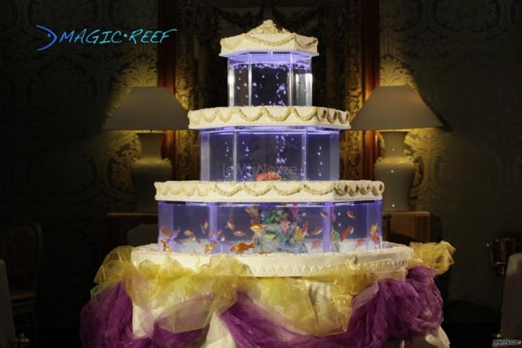 Wedding Crystal Torta Acquario Magic Reef