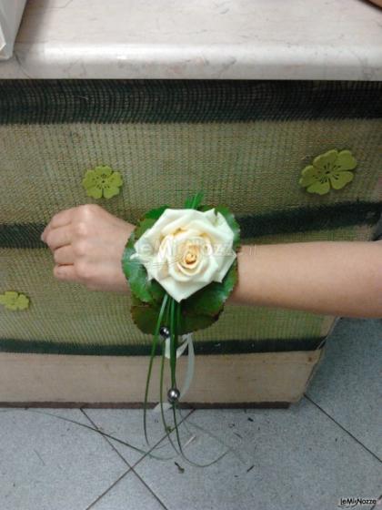 Bouquet da polso con rose