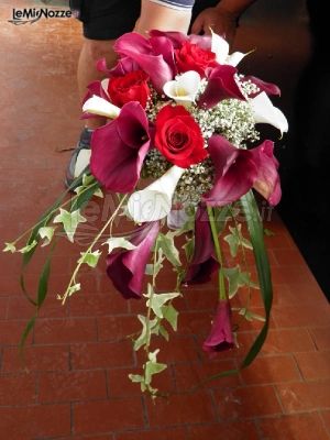 Bouquet per la sposa a cascata