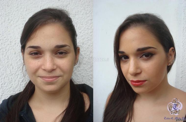 Prima e dopo. Taira Make-Up Artist
