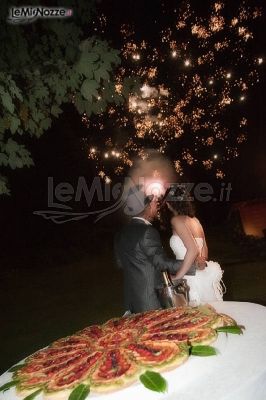 Foto dei fuochi d'artificio al matrimonio (Tkvideo photo - Diego Tortini)