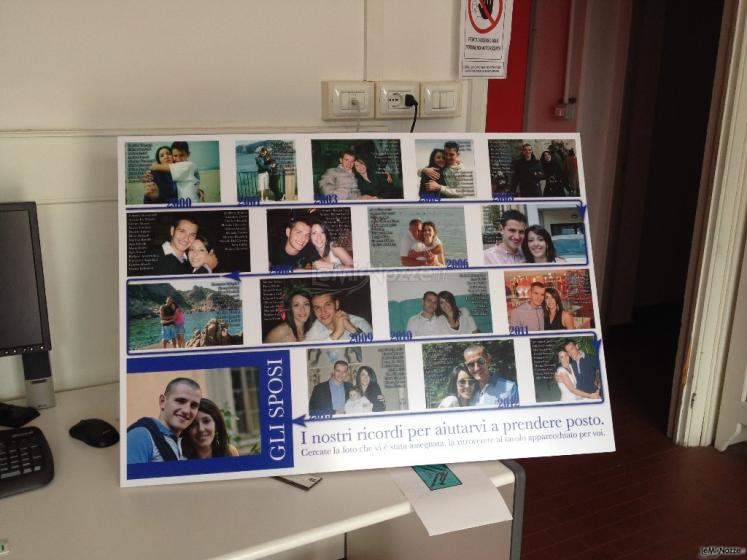 Invito Di Nozze - Tableau personalizzato con le foto degli sposi