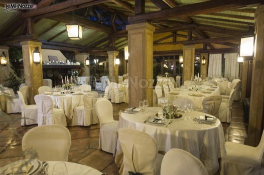 Sala interna della location di matrimonio