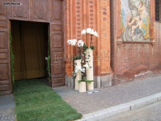 Addobbi floreale per il matrimonio in chiesa