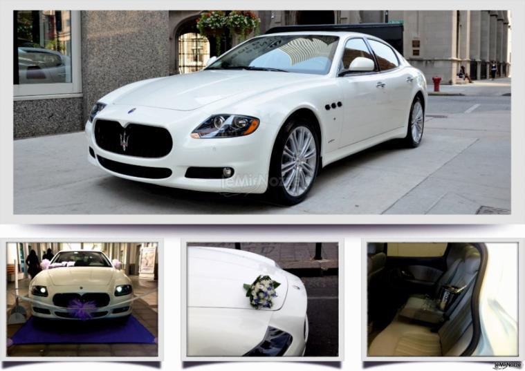 Maserati Quattroporte GTS  Bianca - MD-Deluxe Wedding Agency