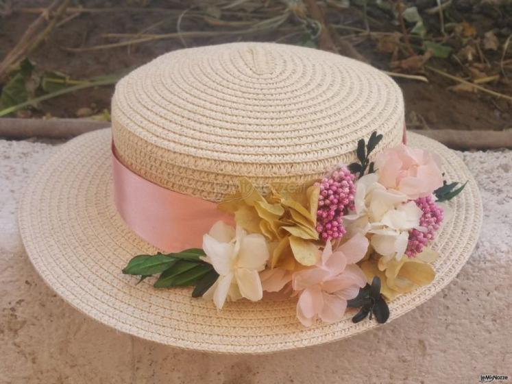 Flora Decor - Cappello decorato