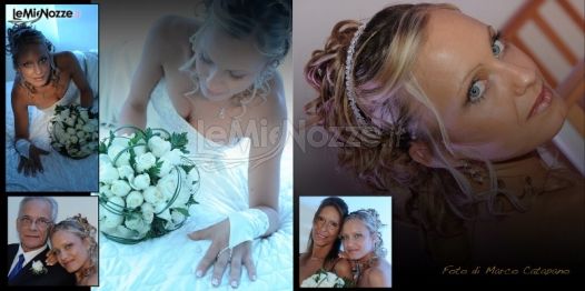 Fotografie della sposa a casa