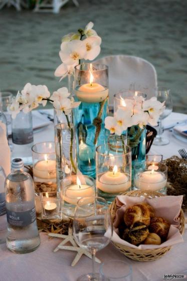 Allestimento floreale per matrimonio in spiaggia - WishVersilia