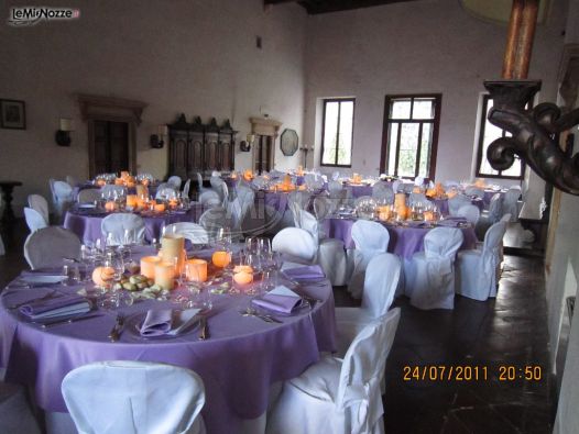 Sala interna per il matrimonio in villa a Verona