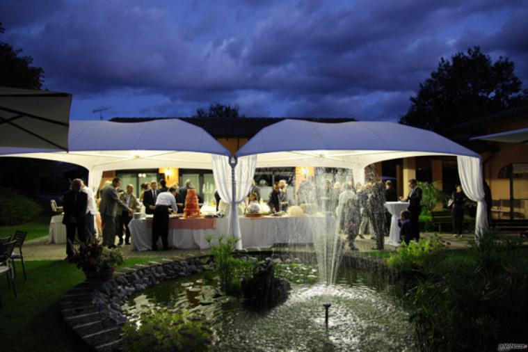 Gazebo per buffet all'aperto