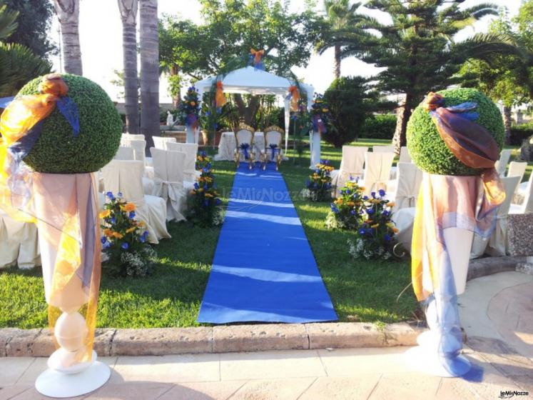 Cerimonia di matrimonio in giardino - Masseria Grottella
