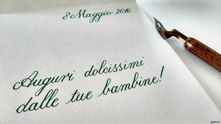 Silvia Raimondi Calligrafia - Biglietto d'auguri