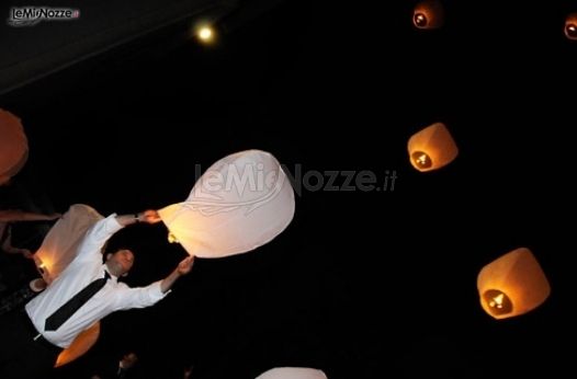 Lancio delle lanterne - Organizzazione matrimoni a Torino