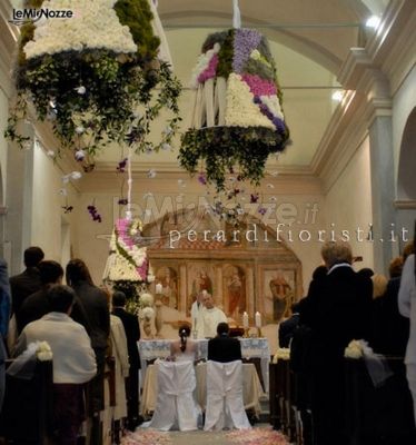 Addobbi floreali per il ricevimento di matrimonio a Torino