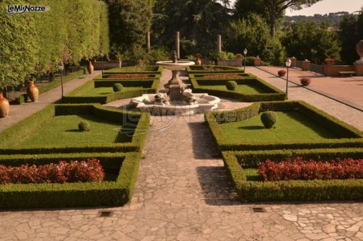 I giardini all'italiana della villa