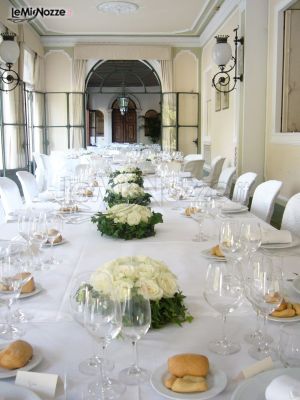 Tavolo imperiale per il ricevimento di matrimonio a Udine