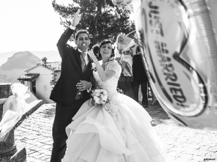 San Leo Wedding - Palloncini Just Married per questi 2 sposini