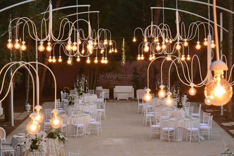 Villa Madama - Il ricevimento di nozze di sera nella Sala Botticelli