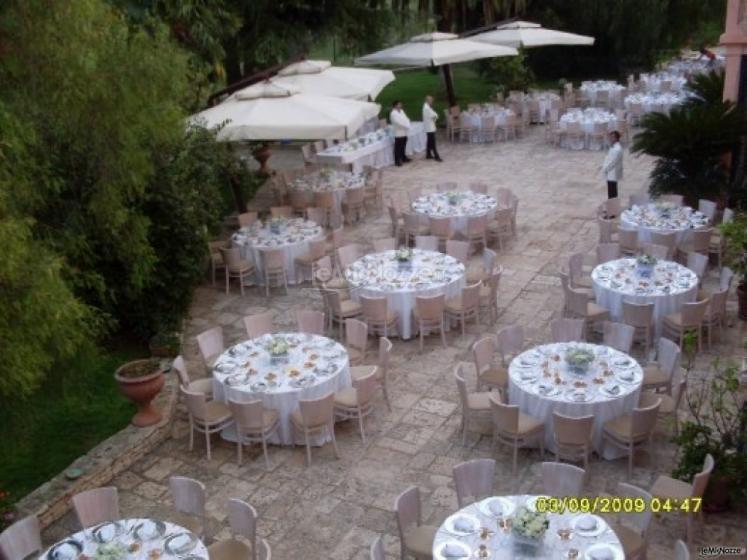 Villa Ciccorosella - Ricevimento di matrimonio in giardino
