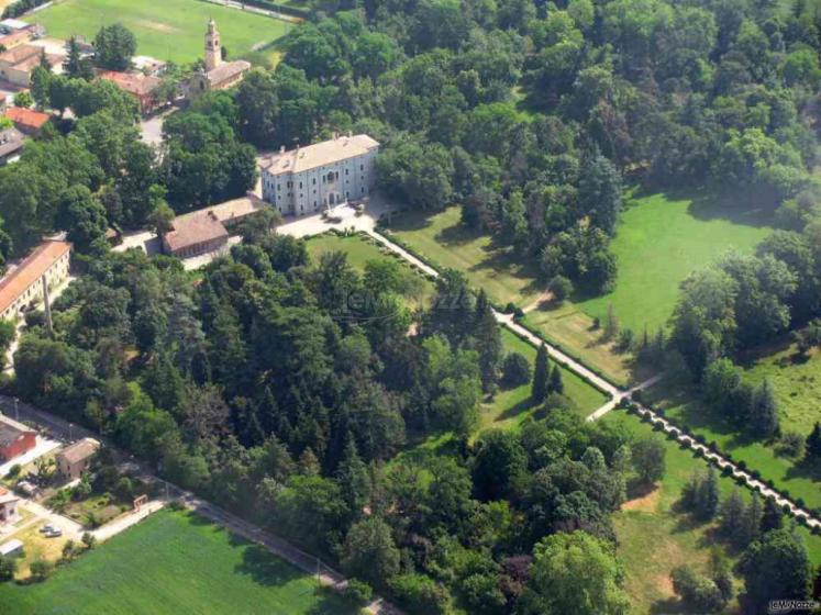 Il meraviglioso parco in cui è immersa Villa Malenchini