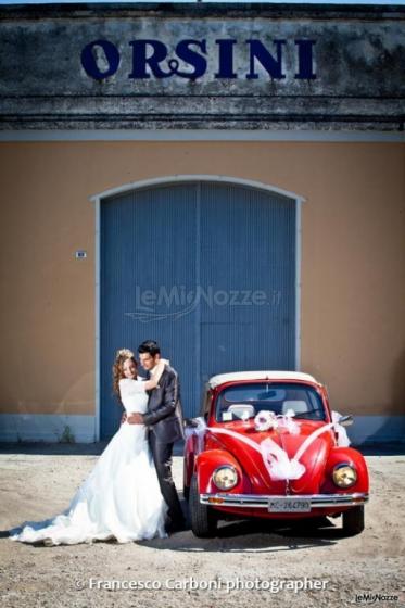 auto rossa sposi - Francesco Carboni