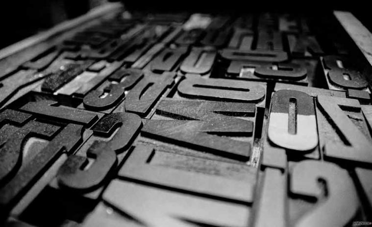 Tipografia Vittoria - Caratteri mobili tipografici
