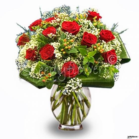 Bouquet rose e hiperium