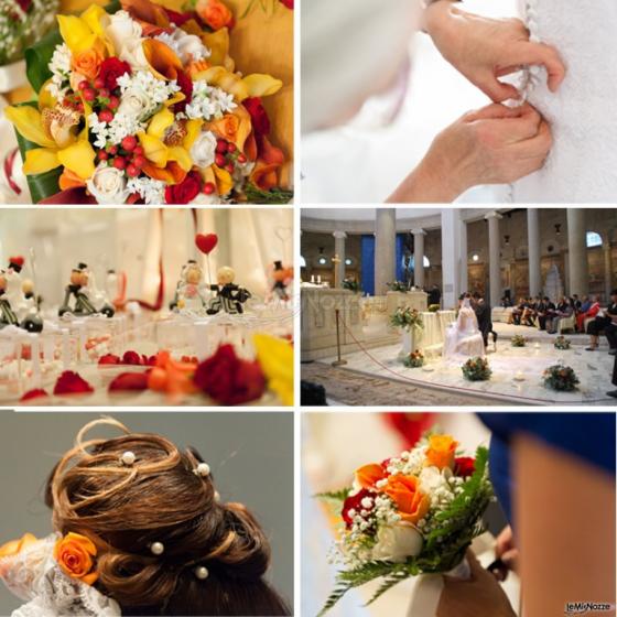 Addobbo chiesa, bouquet, bouquet damigelle, bomboniere e acconciatura - Victoria Queen Exclusive Wedding & Event