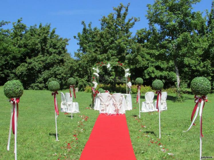 La celebrazione delle nozze immersi nella natura dei colli bolognesi