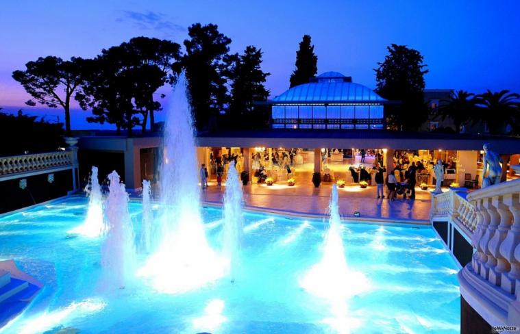 Villa Carafa - La piscina con giochi d'acqua