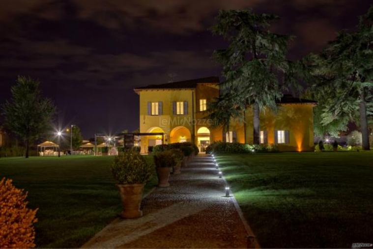 Villa Aretusi - Vista notturna della location