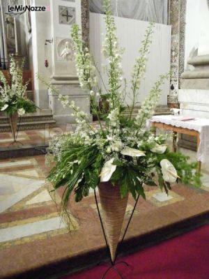 Vitale Fiori - Particolare allestimento floreale per la chiesa
