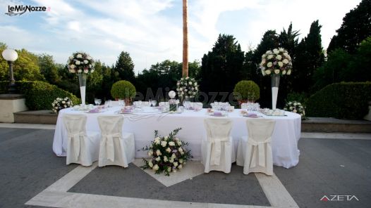 Il tavolo degli sposi - Gold Eventi a Roma