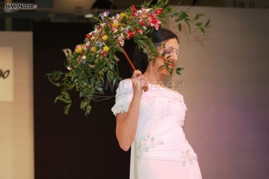 Ombrello a fiori per la sposa - La Boutique del Fiore di Paolo Salvati