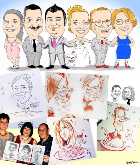 Caricaturista Diego Corazon - Opere anche in studio da foto