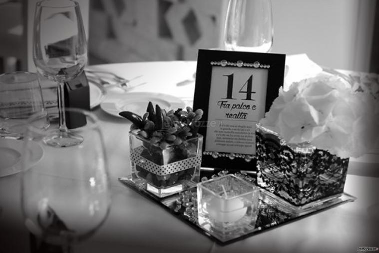 Valentina Beautify your Wedding - Centrotavola in black and white