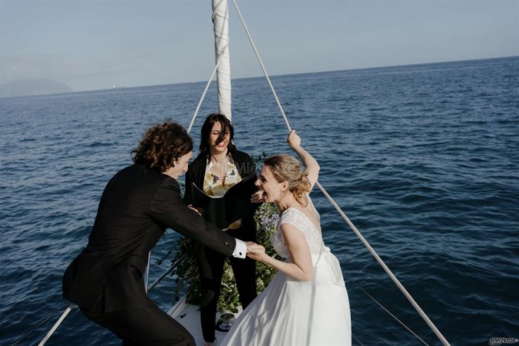 Matrimonio in barca.
Ceremonies by Chiara