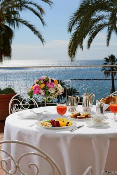 Royal Hotel Sanremo - Colazione sulla terrazza della suite
