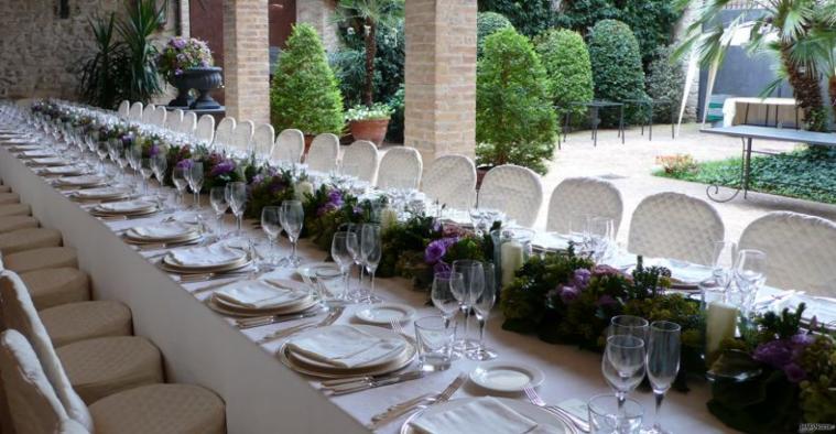 tavolo imperiale per le nozze