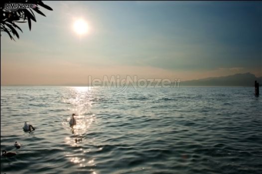 Vista sul Lago di Garda dalla location di nozze