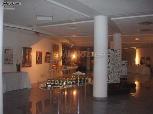 Sala interna del museo Ca\' La Ghironda per ricevimenti di matrimonio