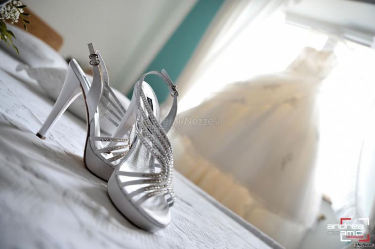 Foto delle scarpe della sposa
